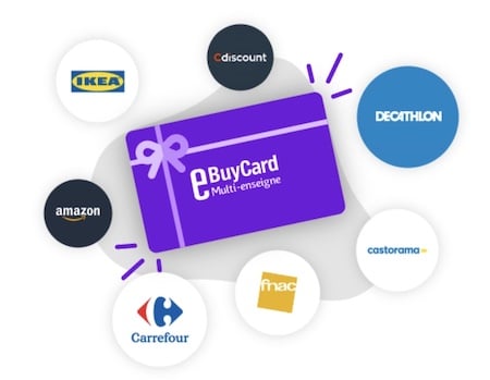 Carte cadeau Multi Enseigne Ebuycard